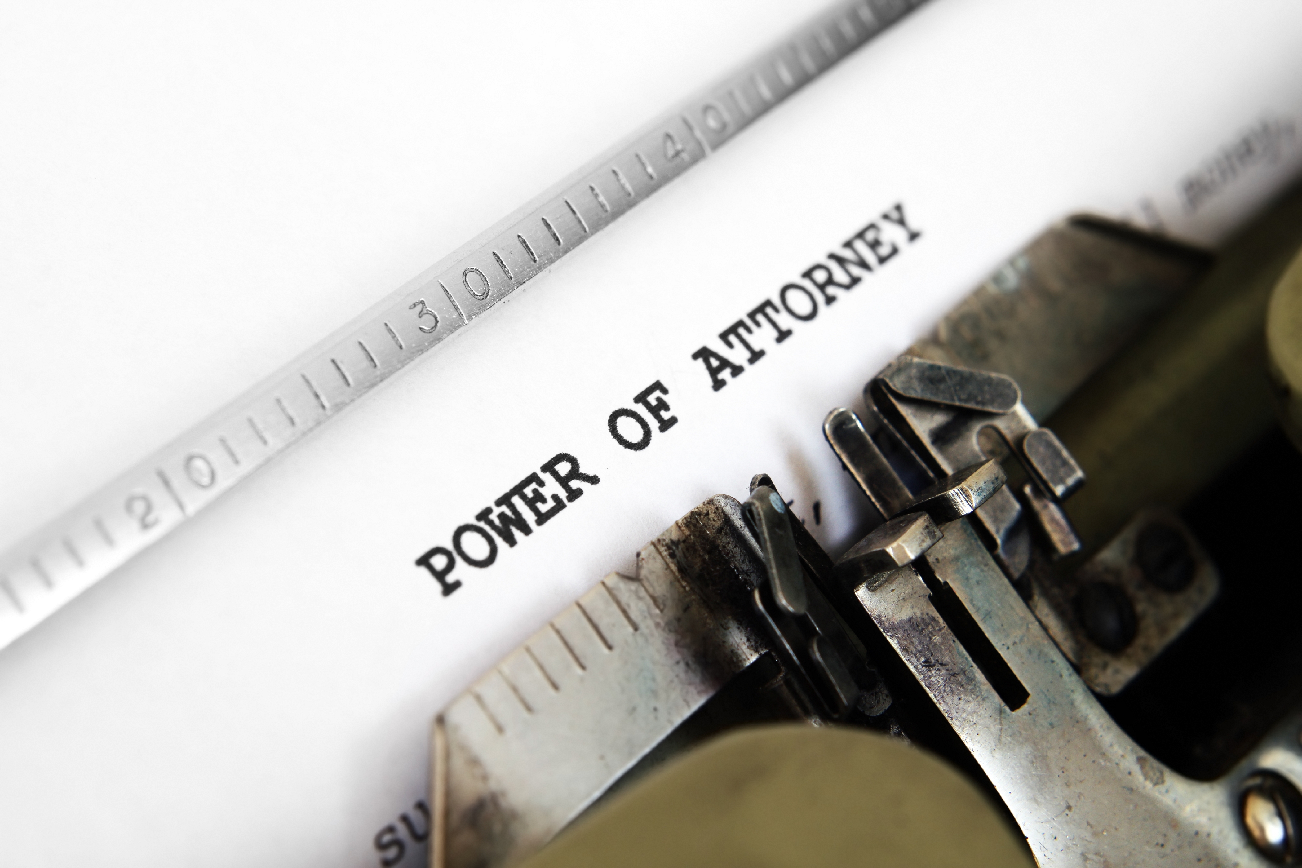 power of attorney for finances